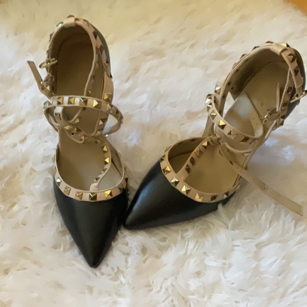 Studded heels